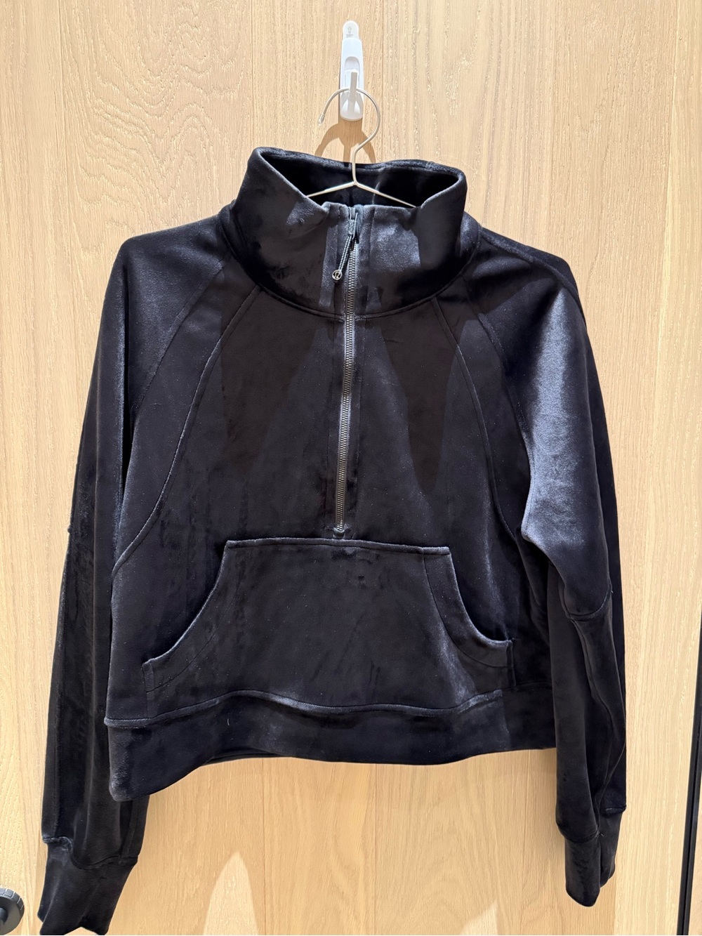 Lululemon Scuba Oversized Funnel-Neck Half Zip Velvet